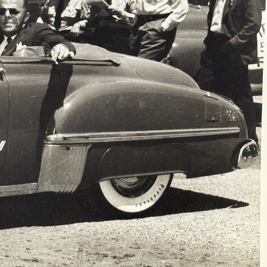 Vintage Indy 500 Racing Photo Oldsmobile 88 Official Pace Car Photograph