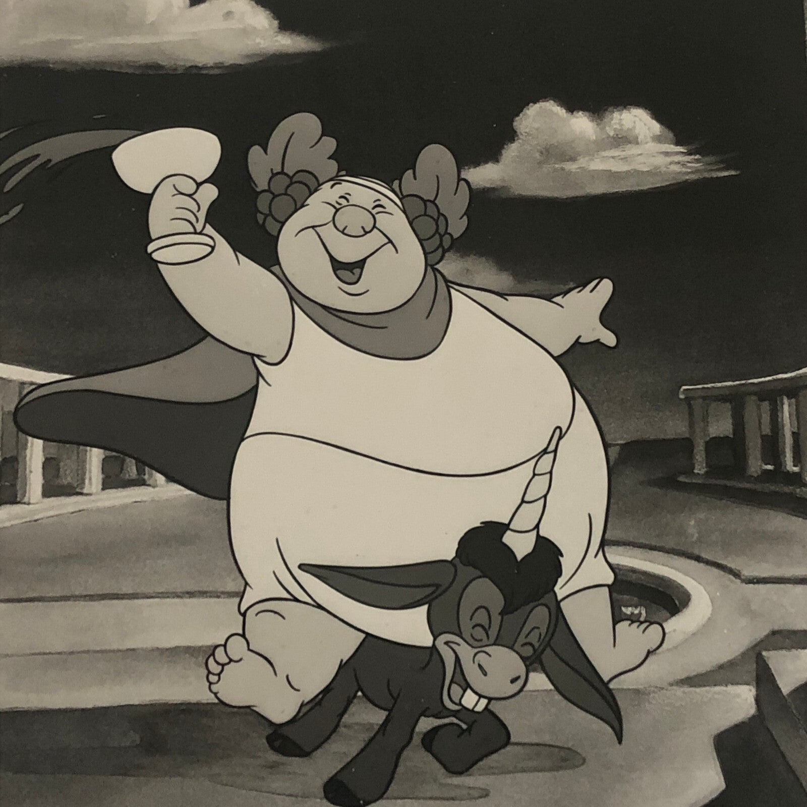 Walt Disney Fantasia Movie Film Press Photo Photograph Bacchus Beethoven