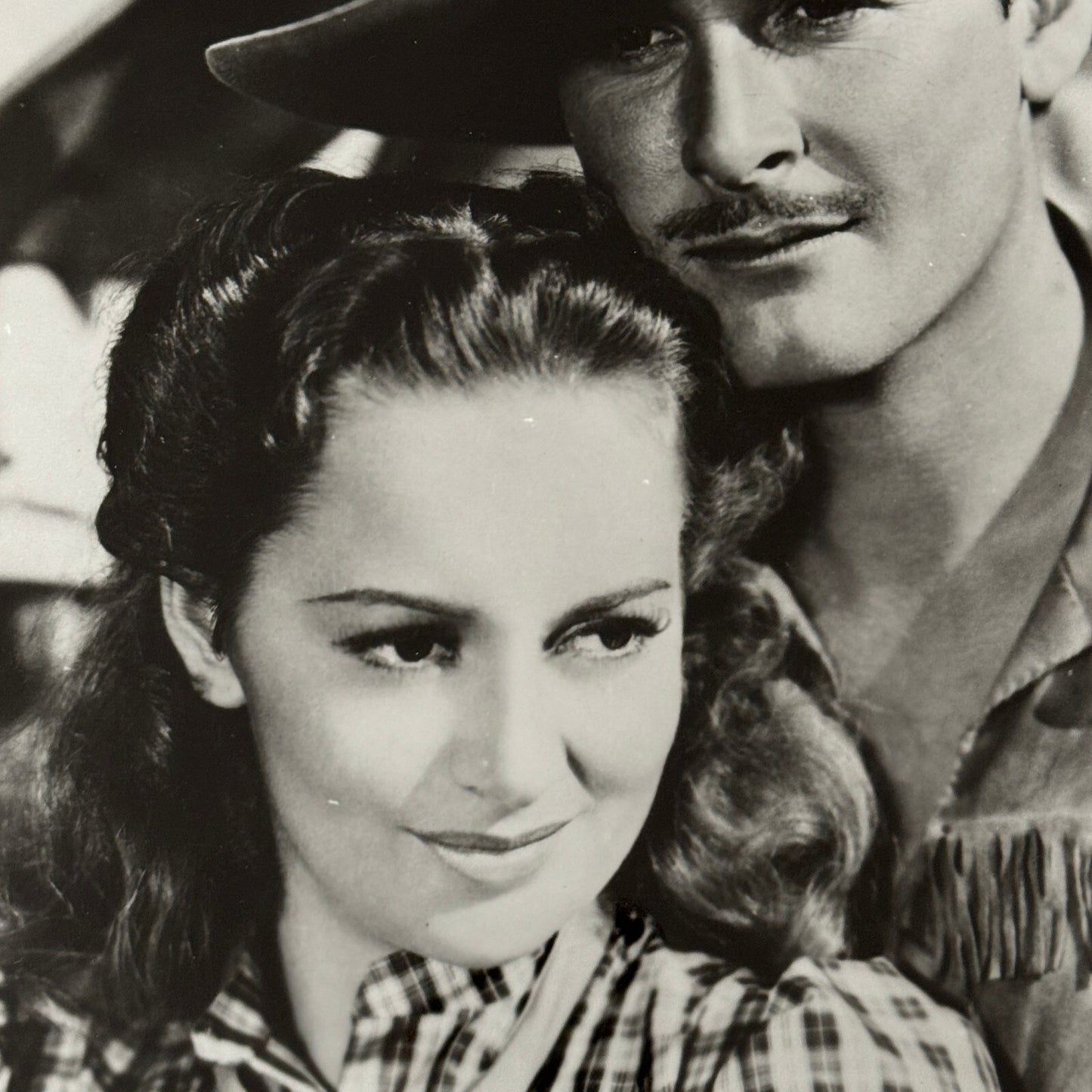 Vintage Movie Still Photo Photograph Errol Flynn Olivia de Havilland Dodge City