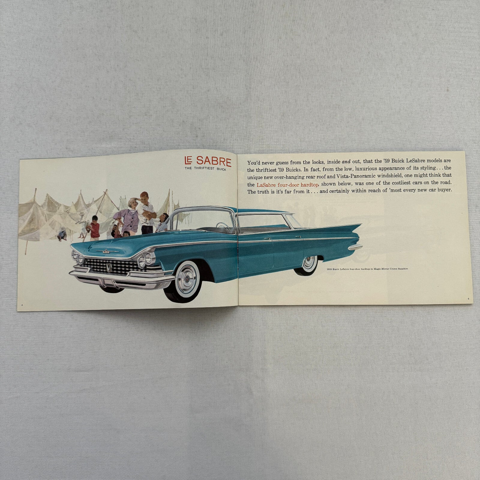 1959 Buick Car Sales Brochure Catalog LeSabre Invicta Electra 225