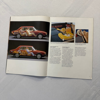 1983 Saab 99 Car Sales Brochure Catalog Advertising Vintage GERMAN Language