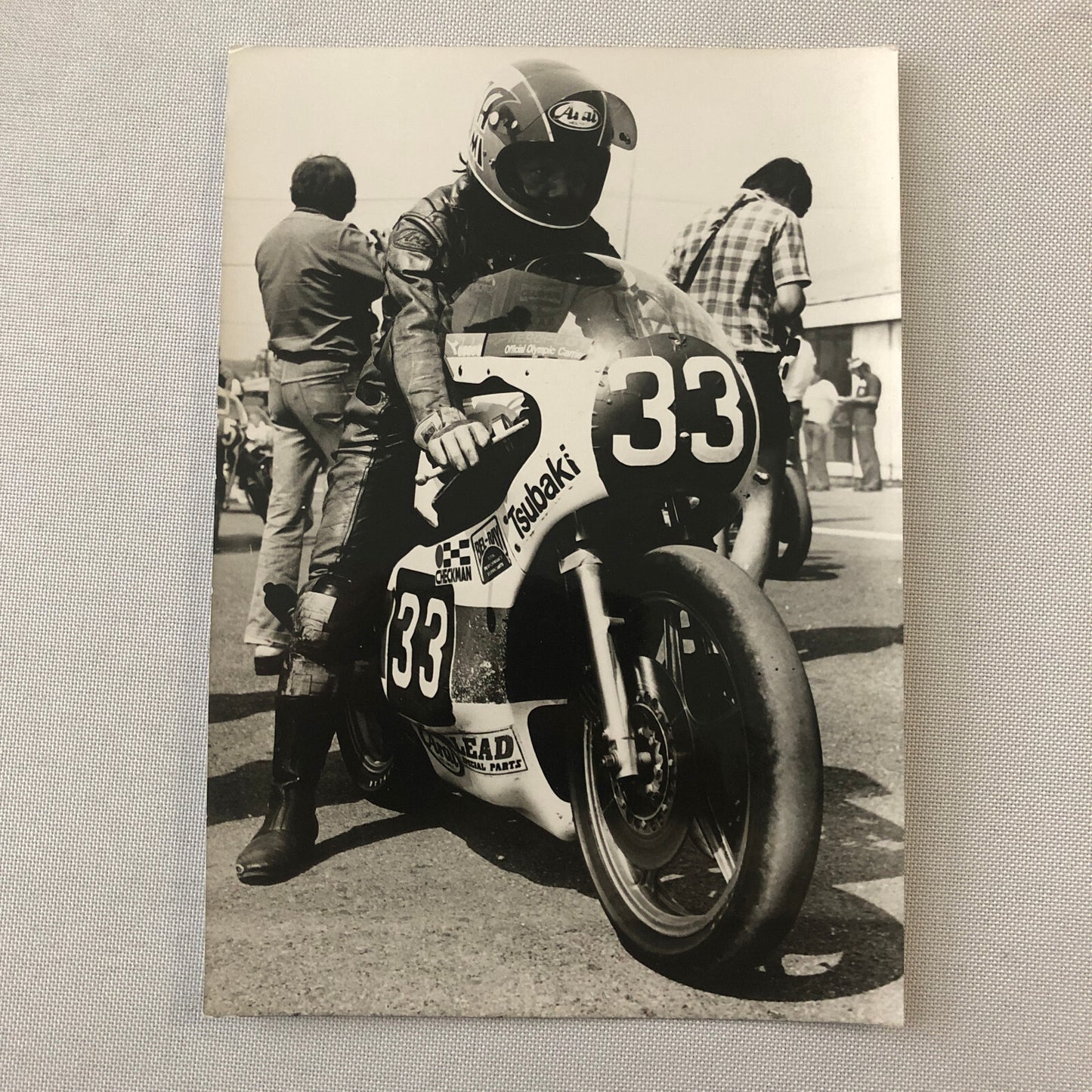 Vintage Motorcycle Racing Photo Photograph Print Germany