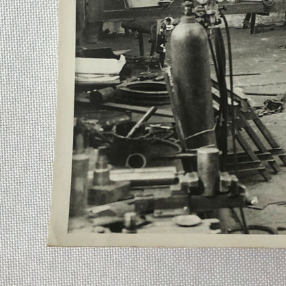 Vintage Photograph of a Factory with Workers Denmark Ergo Trailer Industrial