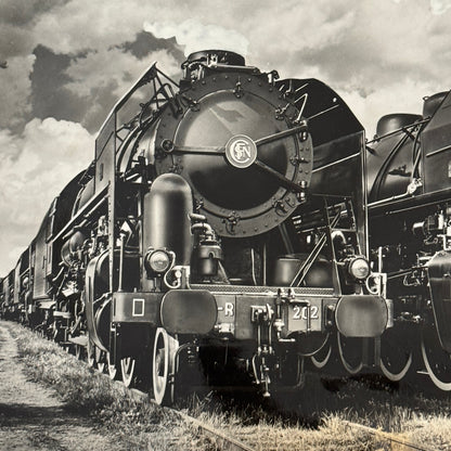 Vintage Montreal Locomotive Works Train Press Photo Photograph 1946