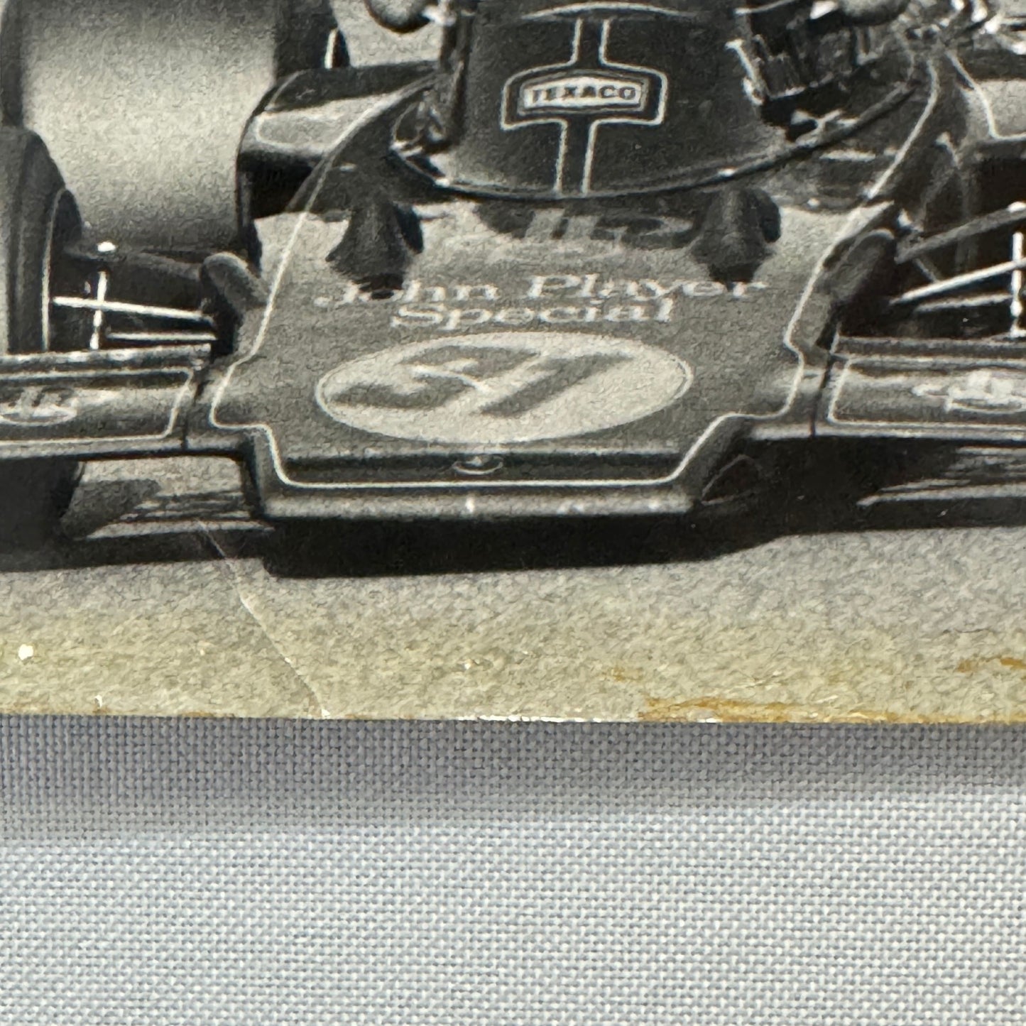 Vintage Car Racing Photo Emerson Fittipaldi Denny Hulme Driver Photograph