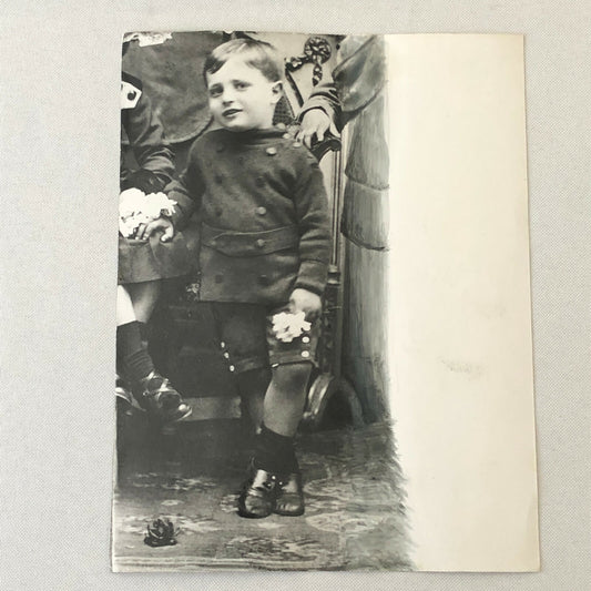 Juan Manuel Fangio Racing Driver as a Child Press Photo Photograph 