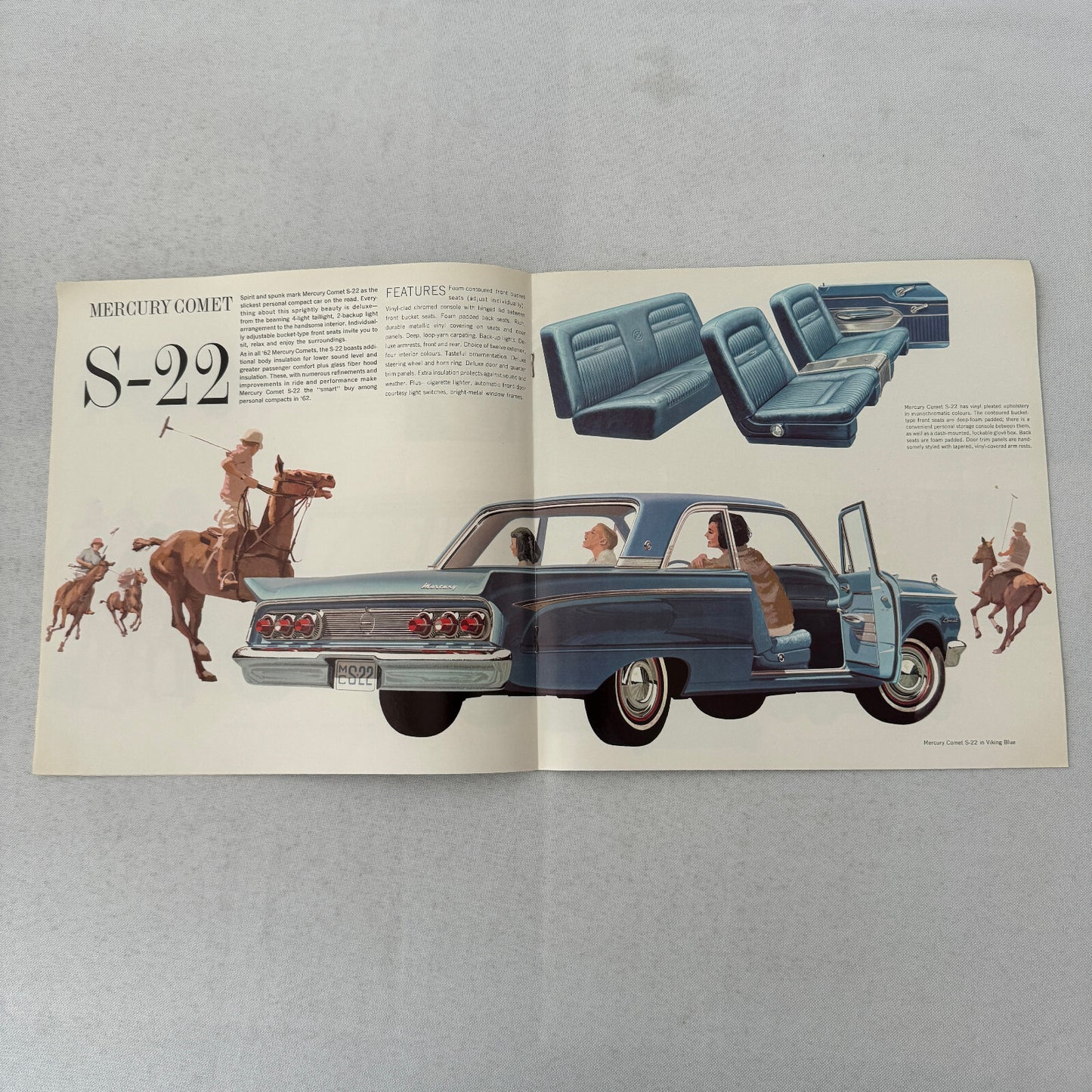 1962 Mercury Comet Car Sales Brochure Catalog Sedan Station Wagon Canadian