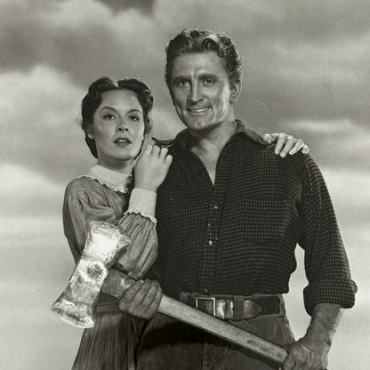 Vintage Movie Film Still Photo Photograph Kirk Douglas Eve Miller The Big Trees