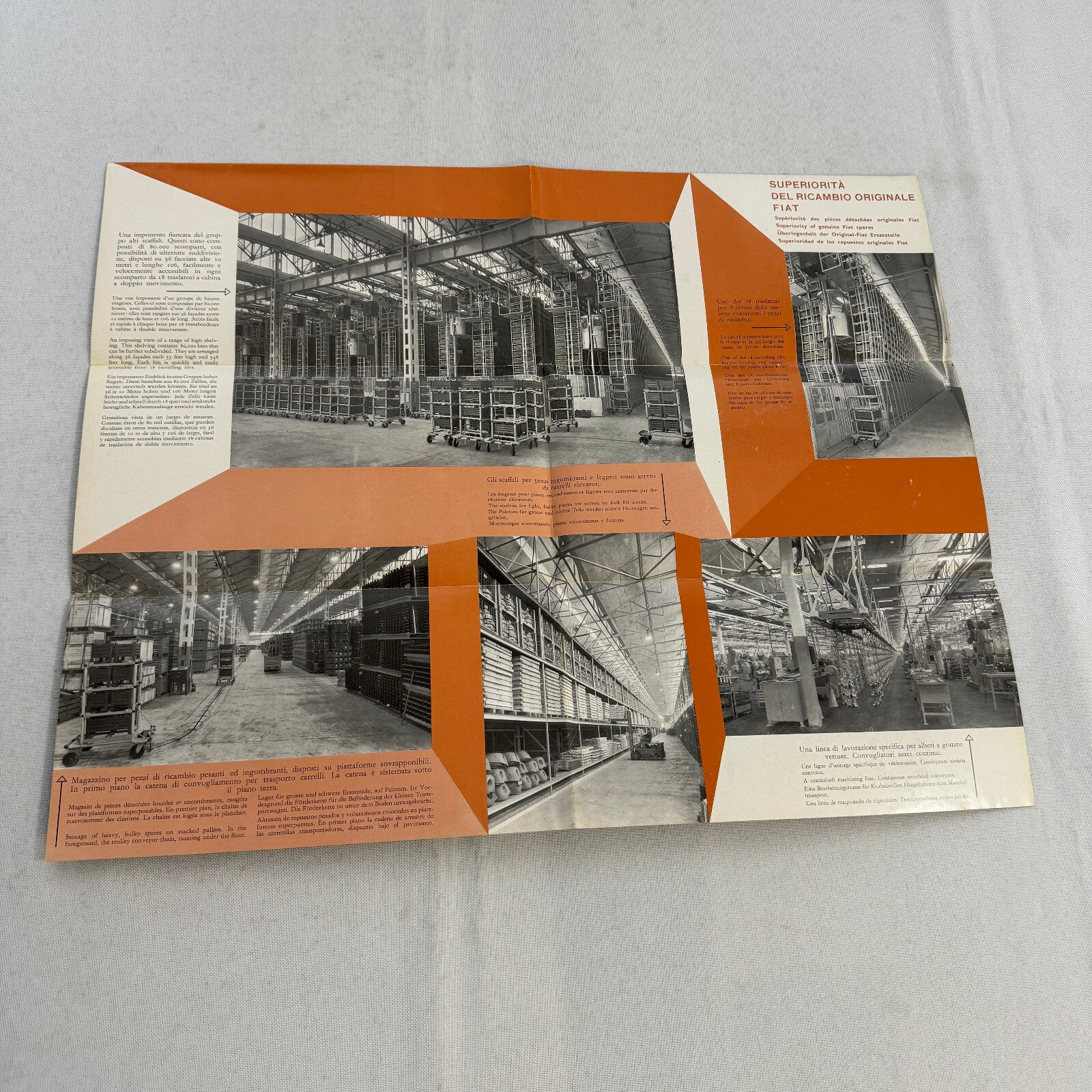 Fiat Ricambi Spare Parts Factory Sales Brochure Catalog Advertising European