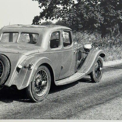 1934 Riley Car Photo Automobile Photograph Vintage