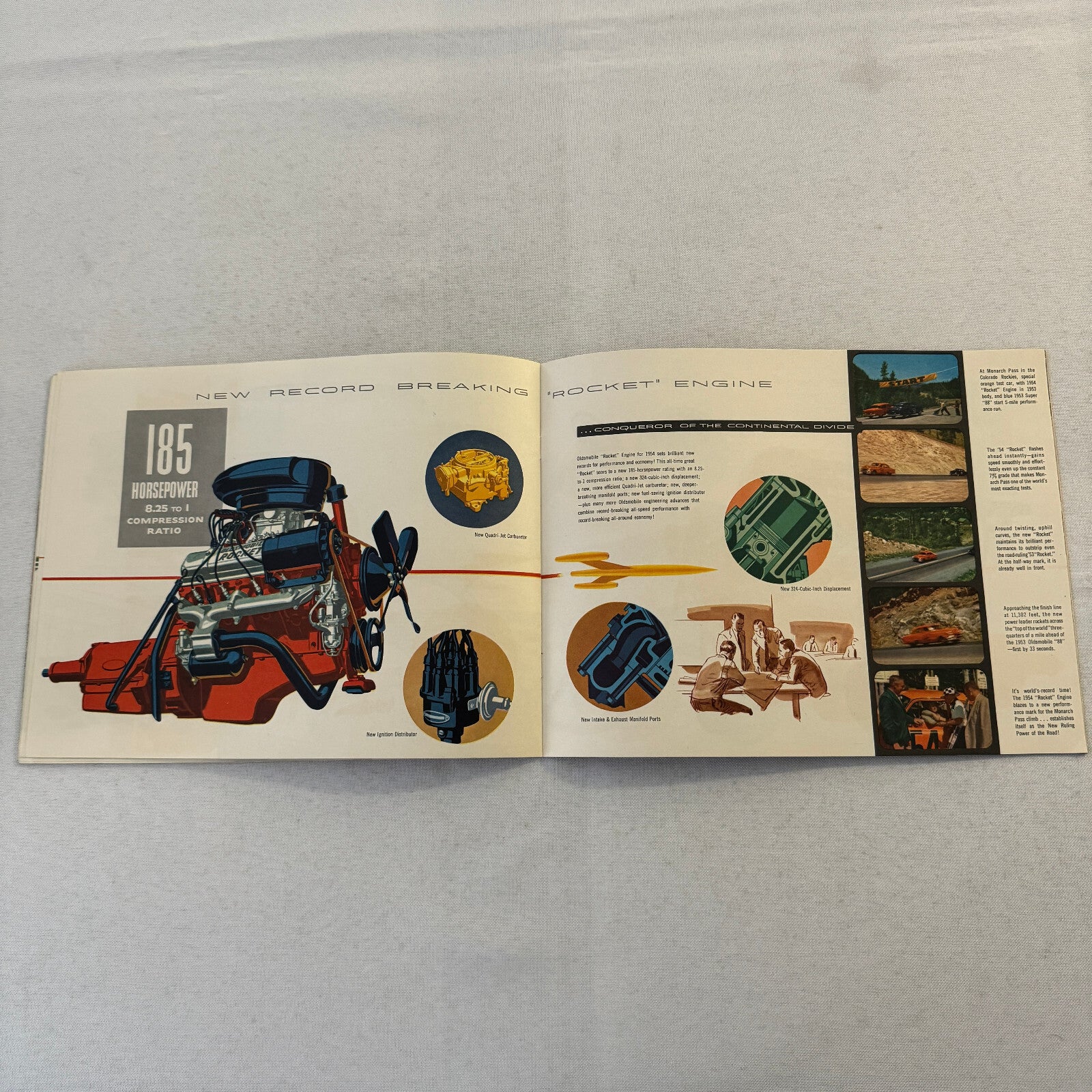 1954 Oldsmobile Sales Brochure Catalog Super 88 Ninety Eight Starfire 88