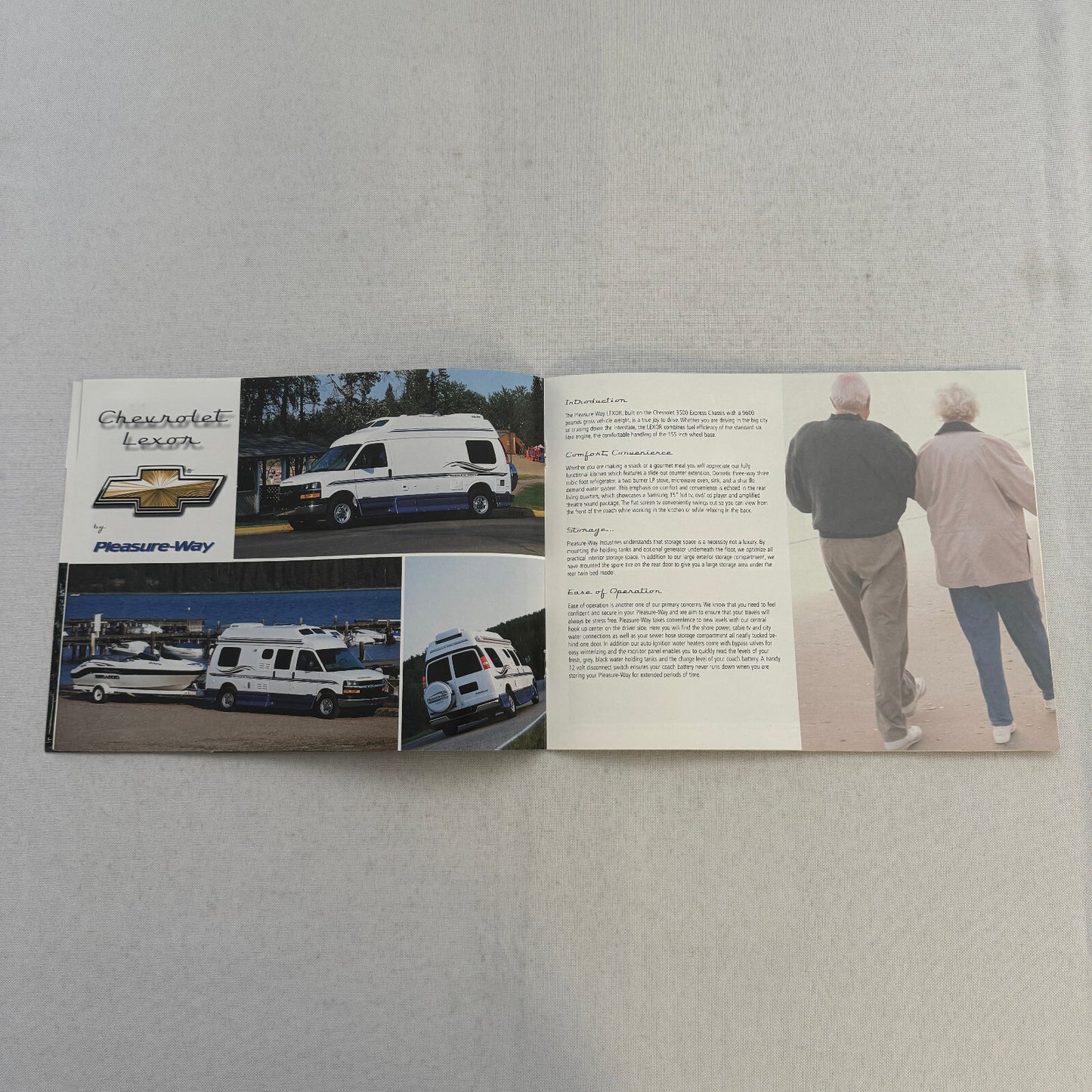 2004 Pleasure Way Motorhome RV Camper Van Sales Brochure Catalog Ford Chevrolet
