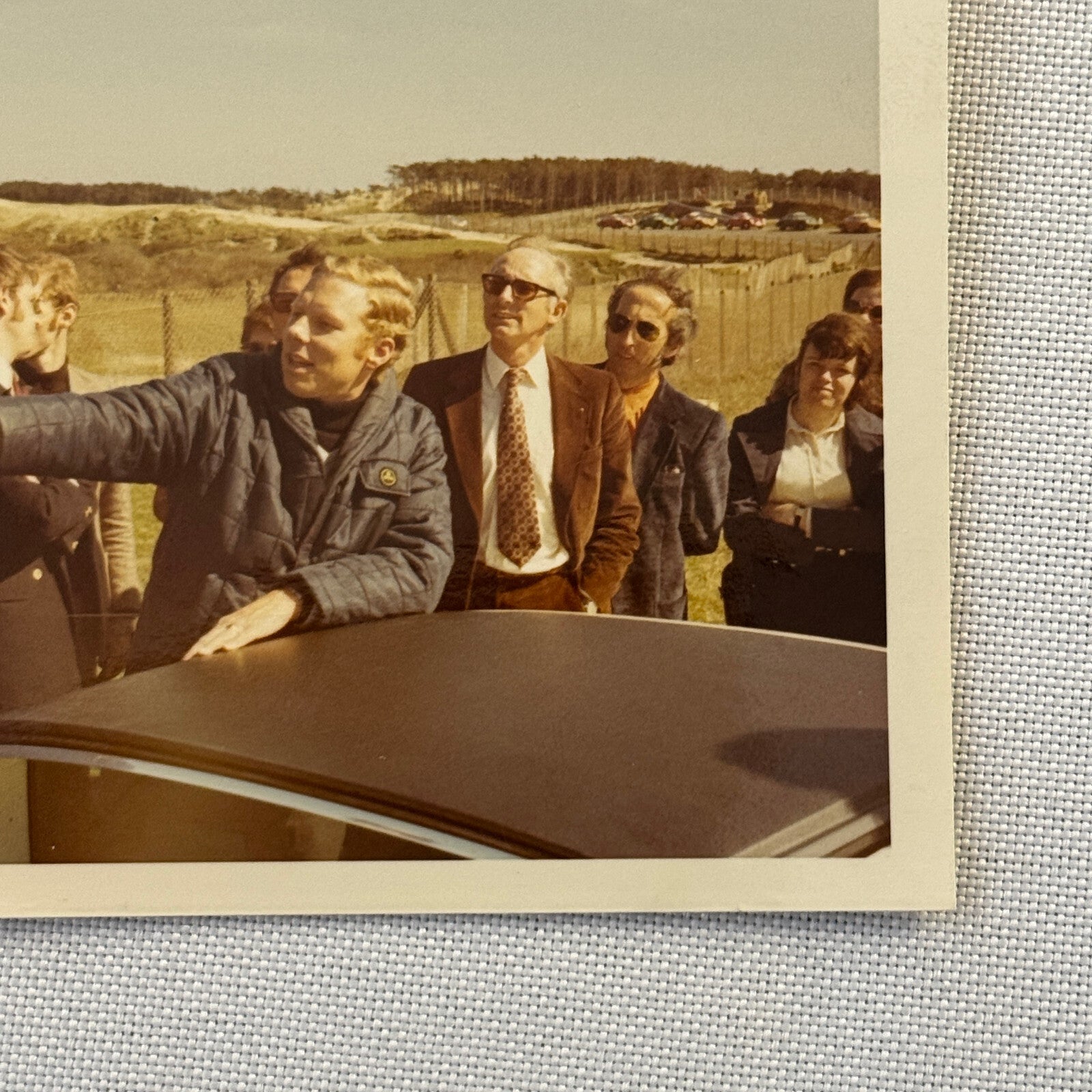 Vintage Photo Photograph 1972 Zandvoort Racing People Porsche ?