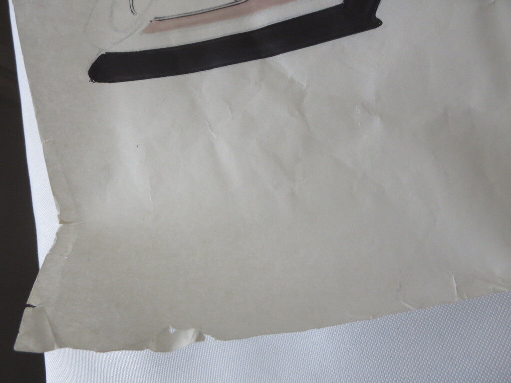 Porsche 935 Kremer Racing Design Sketch Drawing Art NOTTRODT Vintage 1970s