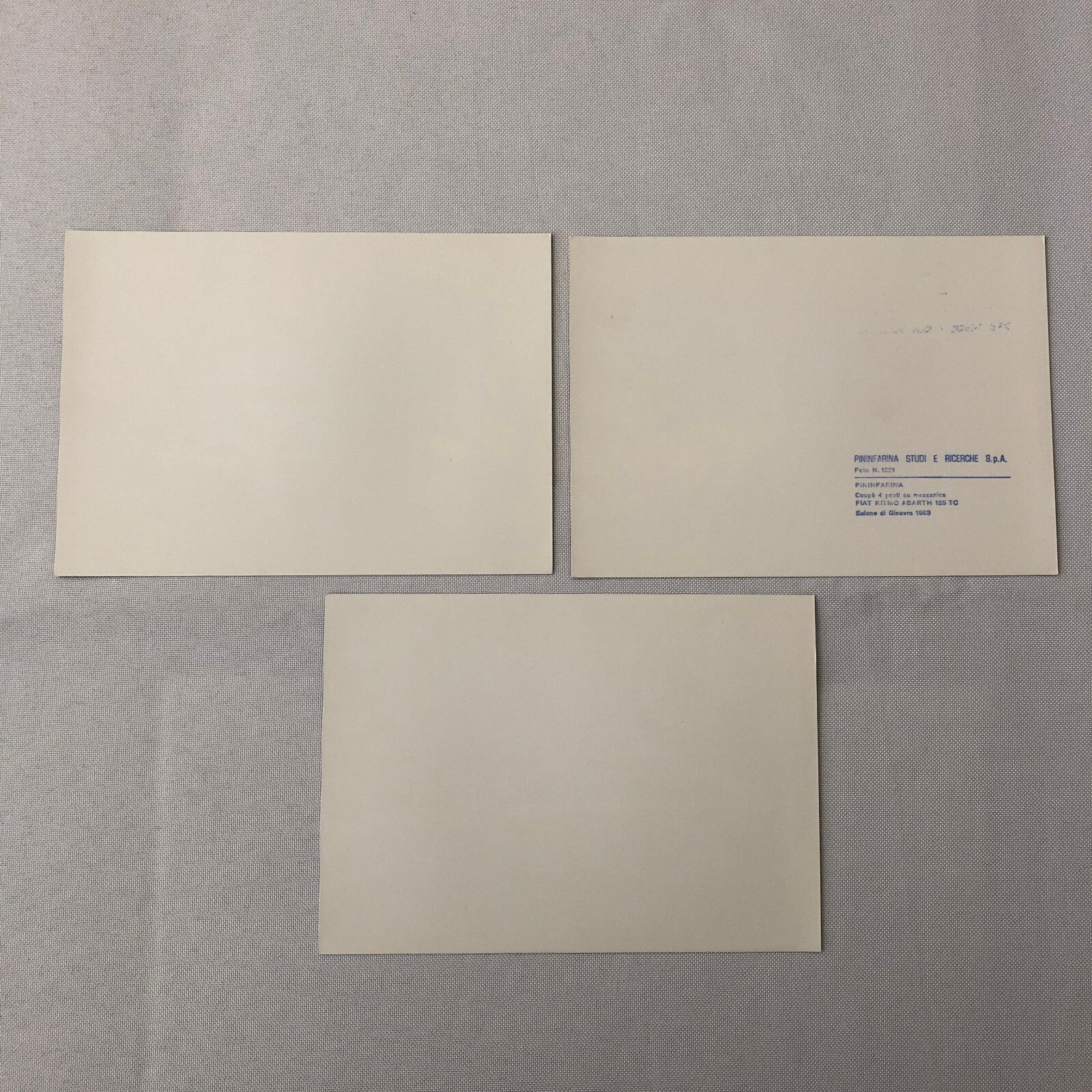 Fiat Ritmo Abarth 125 TC Pininfarina Car Photo Photograph Print Lot of 3 125TC