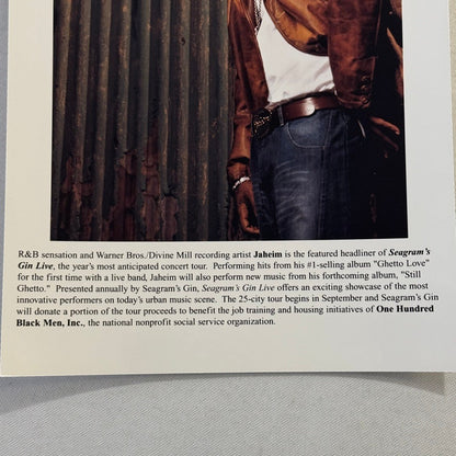 Jaheim Publicity Press Photo Photograph Artist R&B