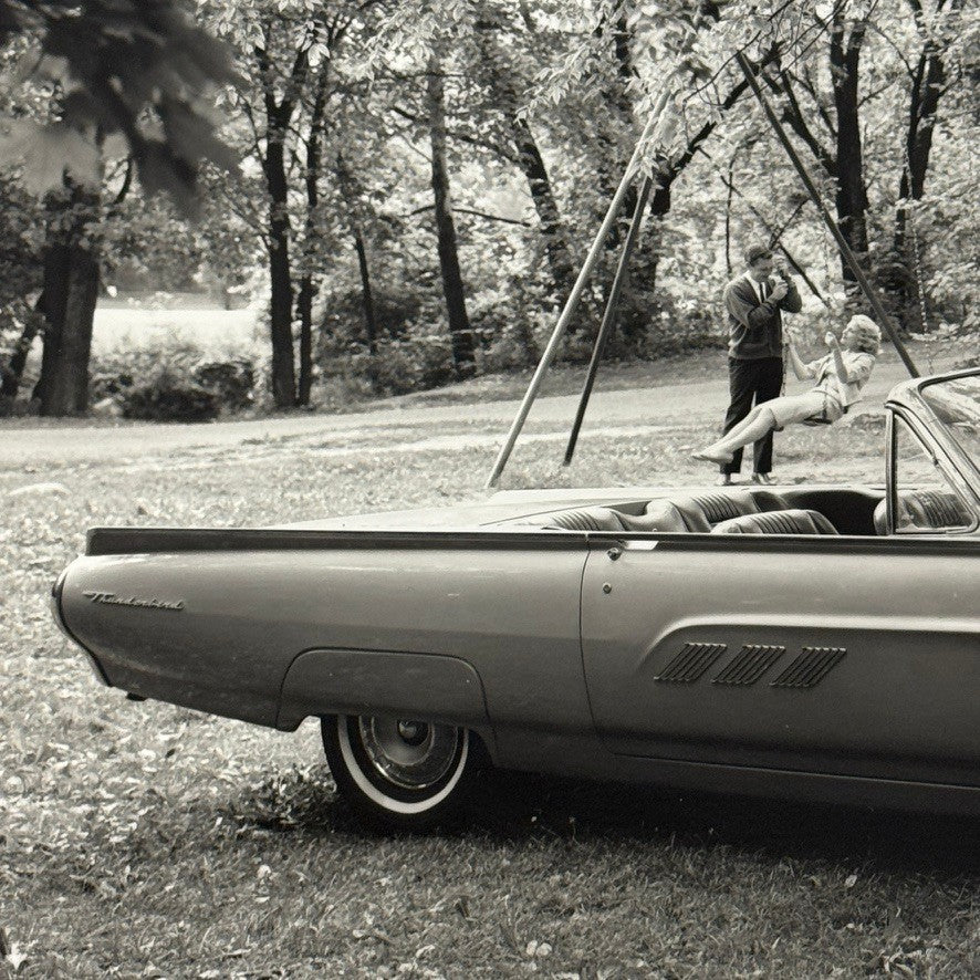 Vintage 1963 Ford Thunderbird Car Automobile Photo Photograph Modern Print