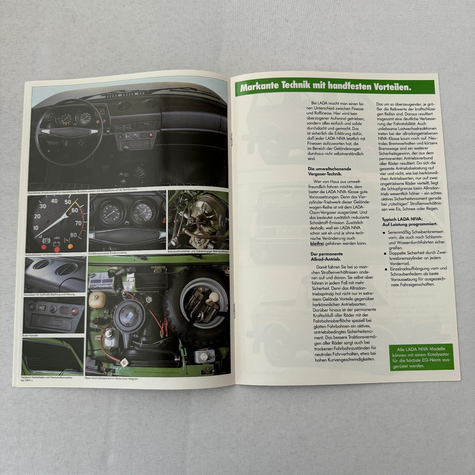 Lada Niva Car Sales Brochure Catalog Niva Cabriolet UT Cabrio Niva L GERMAN