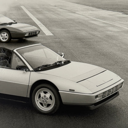 Ferrari Mondial Coupe and Convertible Car Factory Press Photo Photograph Print