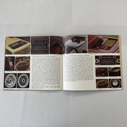 1977 Lincoln Car Sales Brochure Catalog Lincoln Continental Mark V