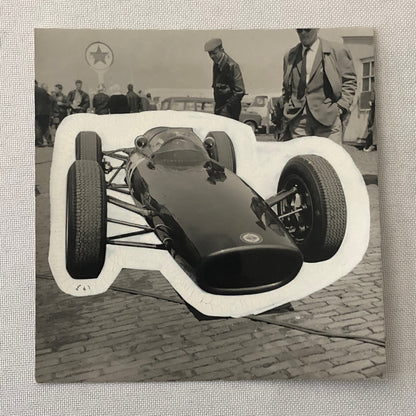 Vintage BRM Racing Car Press Photo Photograph Holland 1963