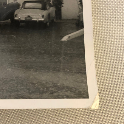 Vintage Photo Photograph Print Cars in the Rain - Tag PSAS23