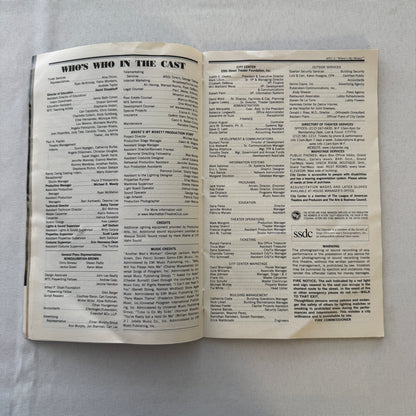 Where's My Money Signed Playbill Autographed Program David Deblinger 2001