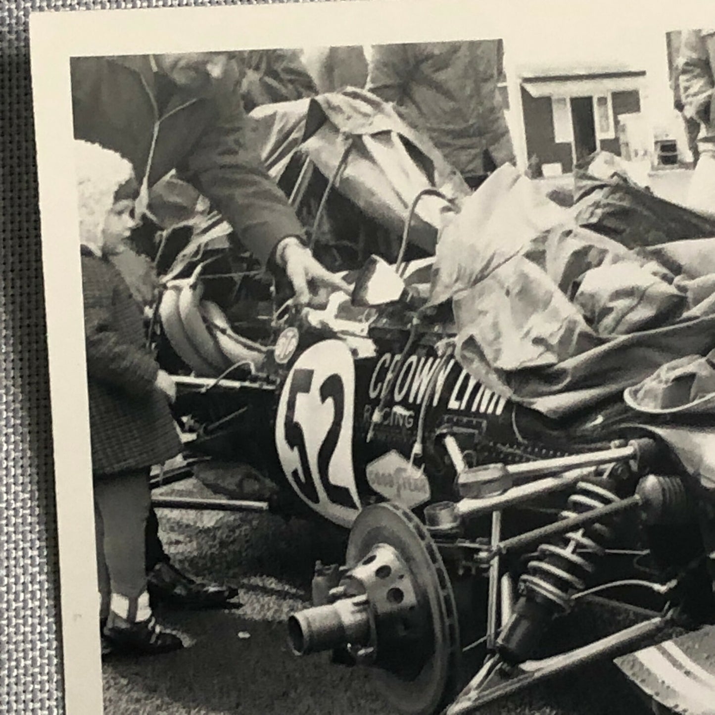 Vintage Racing Car in Paddock Area Photo Photograph Print Graham McRae