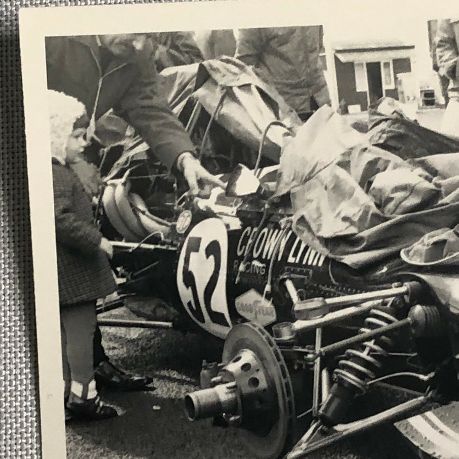 Vintage Racing Car in Paddock Area Photo Photograph Print Graham McRae