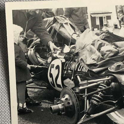 Vintage Racing Car in Paddock Area Photo Photograph Print Graham McRae