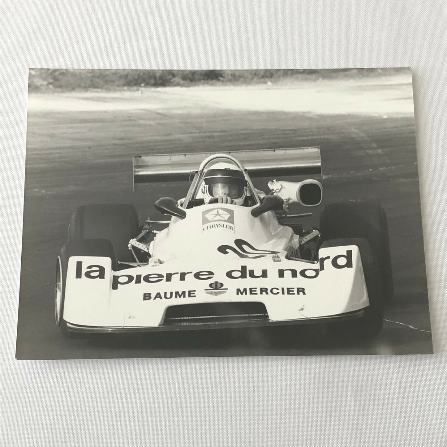 Vintage 1976 Formula 2 F2 Pau Grand Prix Racing Photo Photograph Chevron Car 