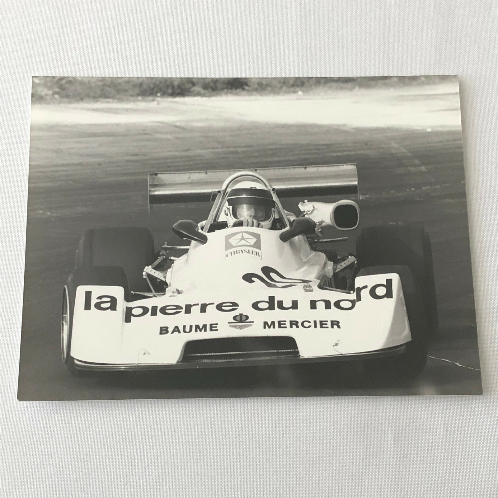 Vintage 1976 Formula 2 F2 Pau Grand Prix Racing Photo Photograph Chevron Car 