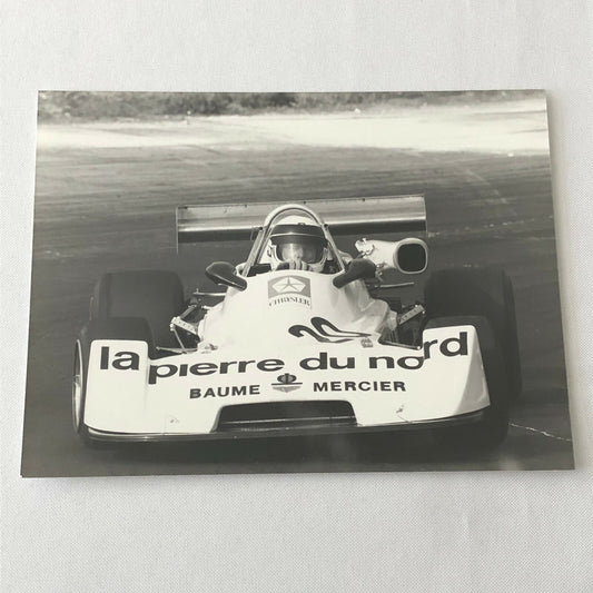 Vintage 1976 Formula 2 F2 Pau Grand Prix Racing Photo Photograph Chevron Car 