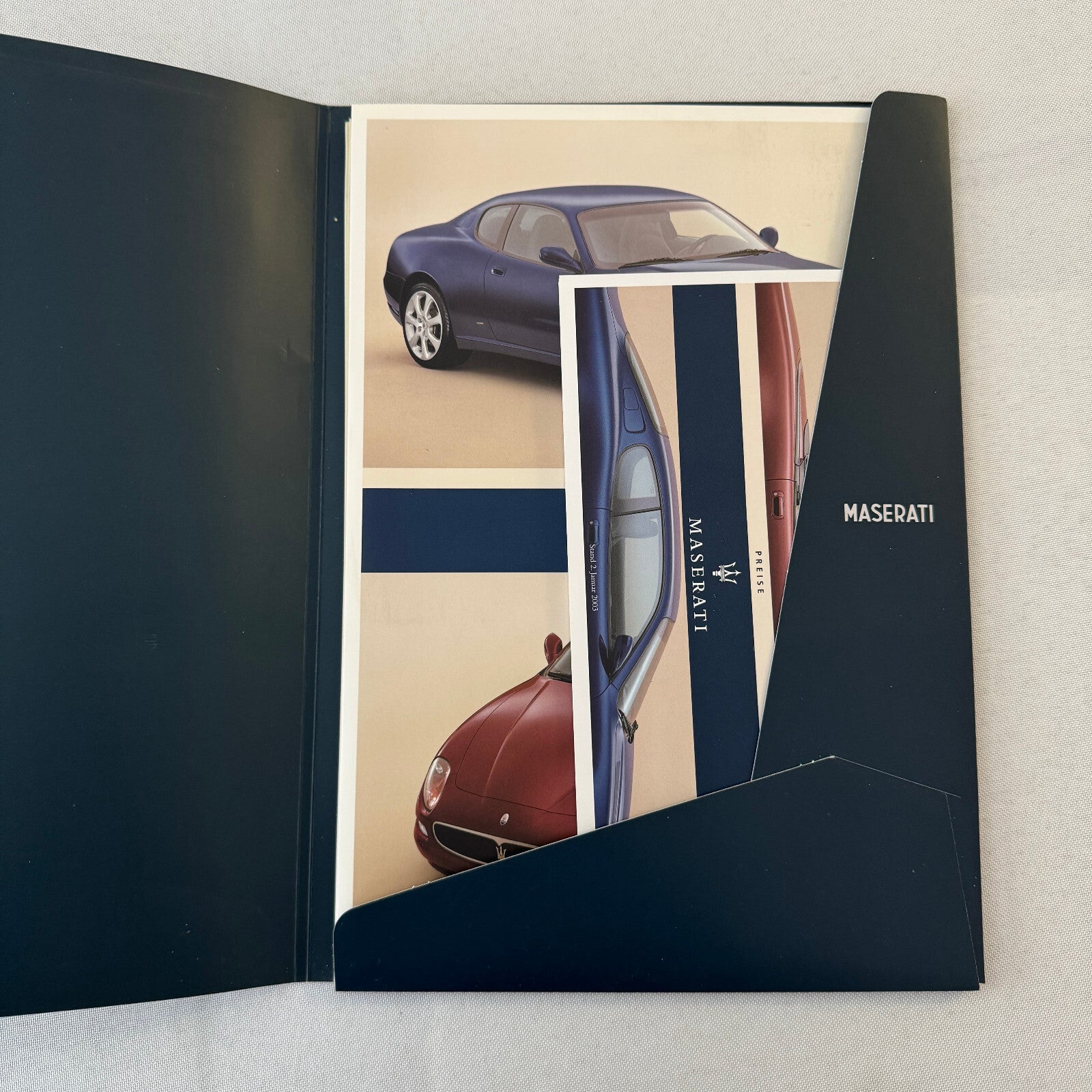 2003 Maserati Coupe & Maserati Spyder Press Kit Brochure Photo CD