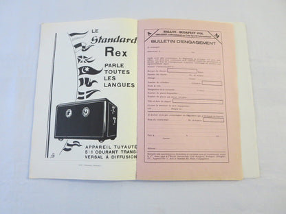 1931 KNAC Budapest Car & Motorcycle Rally Rallye Rules Book FRENCH Text