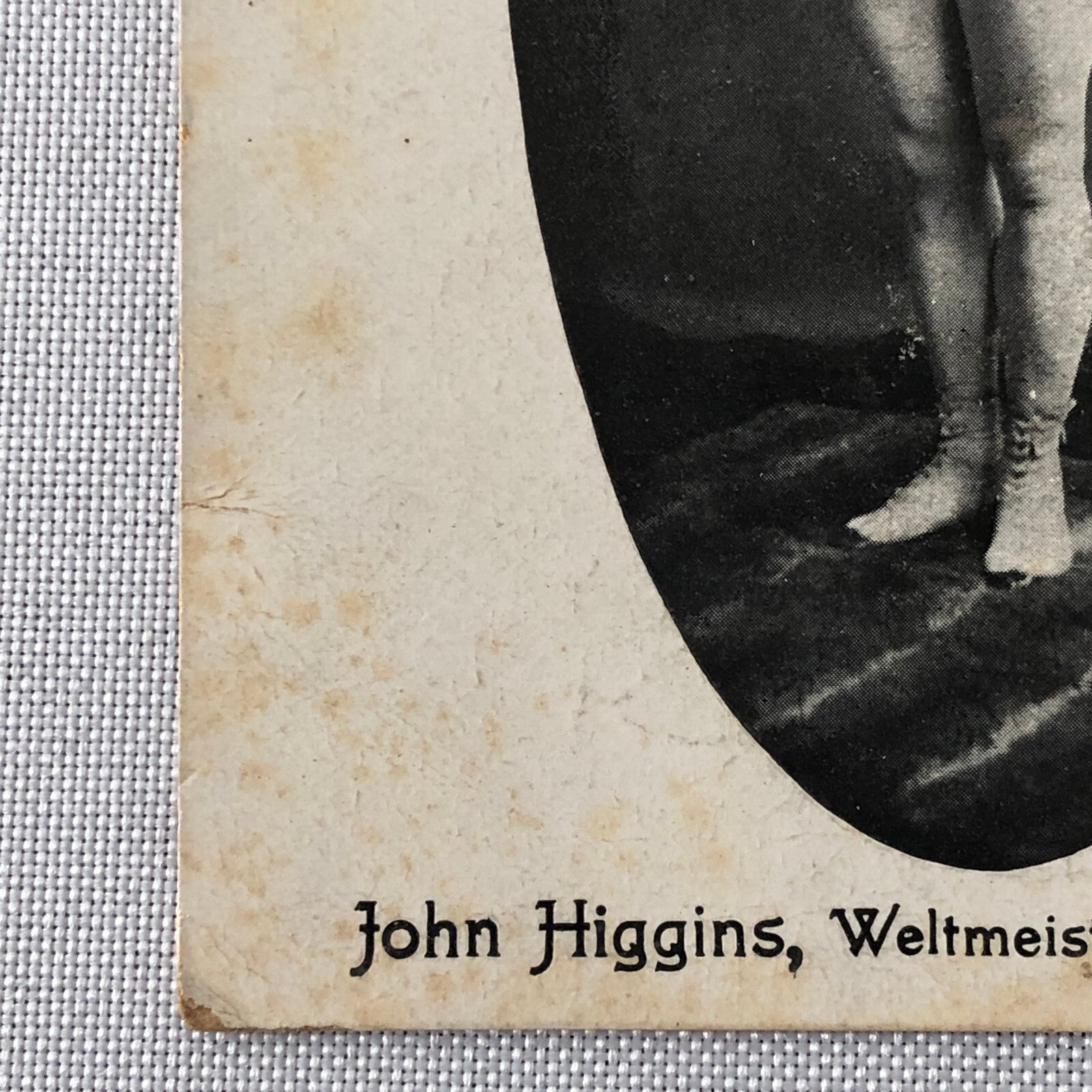 Circus Performer World Champion Jumper John Higgins Postcard Post Card German