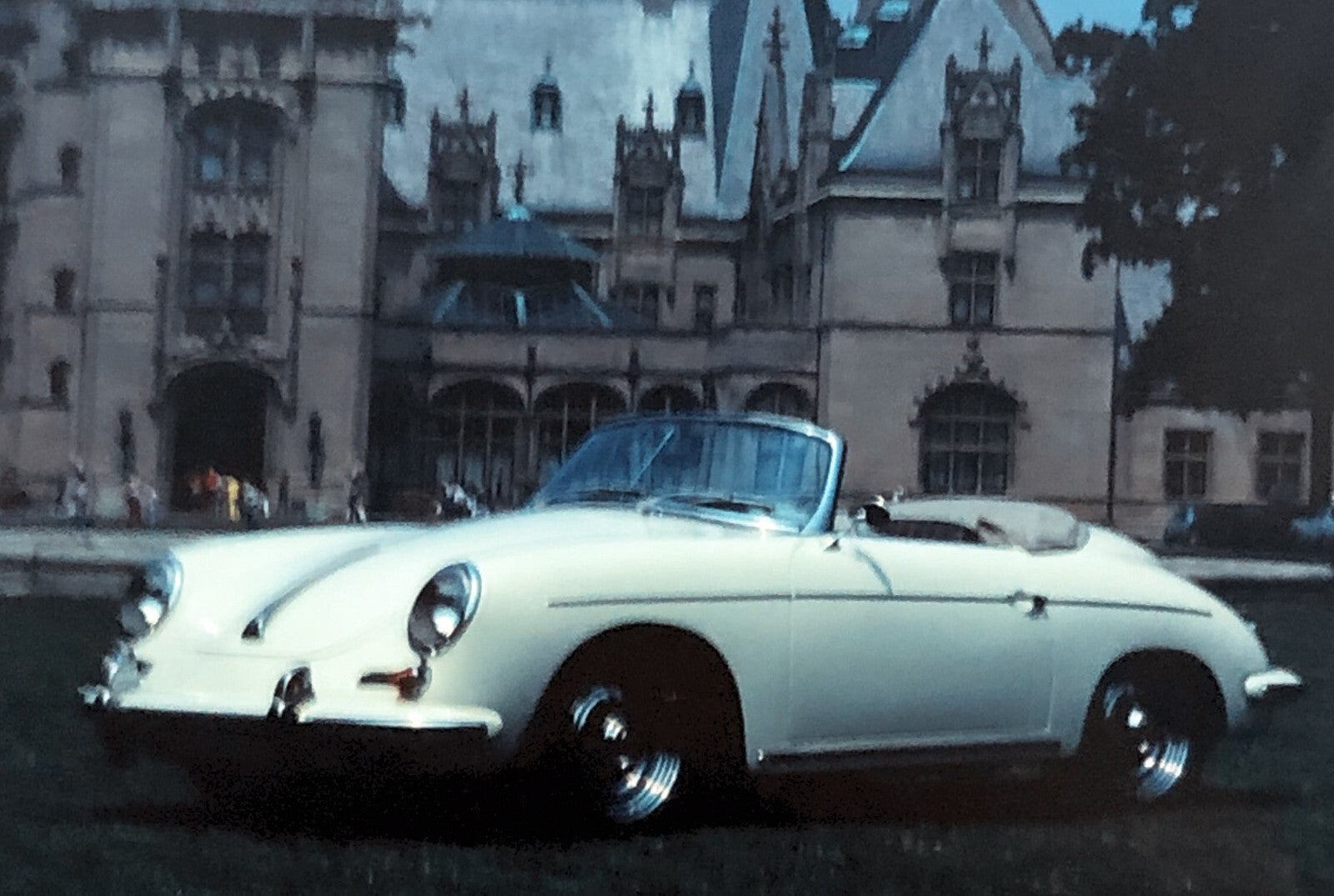 Porsche 356 Cabriolet Convertible 35mm Photo Slide Vintage 1981