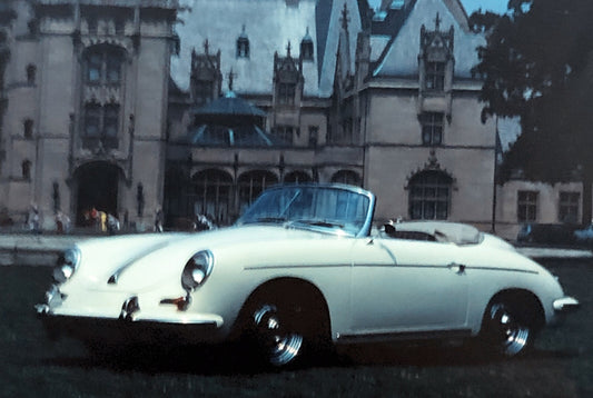 Porsche 356 Cabriolet Convertible 35mm Photo Slide Vintage 1981