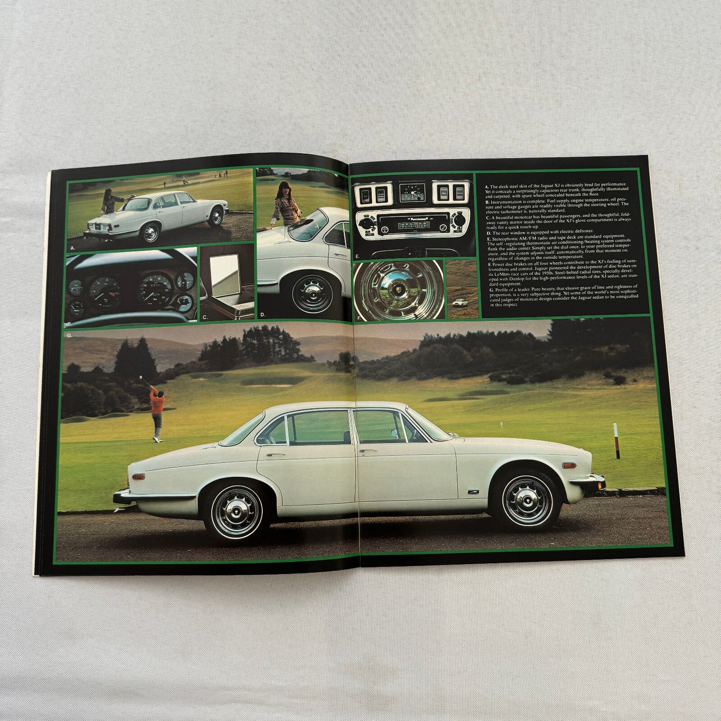 Jaguar XJ6 and XJ12 Car Sales Brochure Catalog Advertising 1978