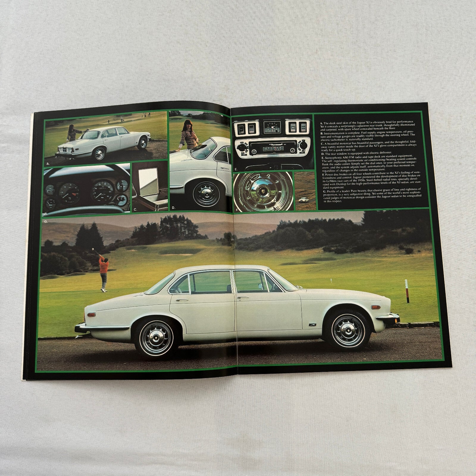 Jaguar XJ6 and XJ12 Car Sales Brochure Catalog Advertising 1978