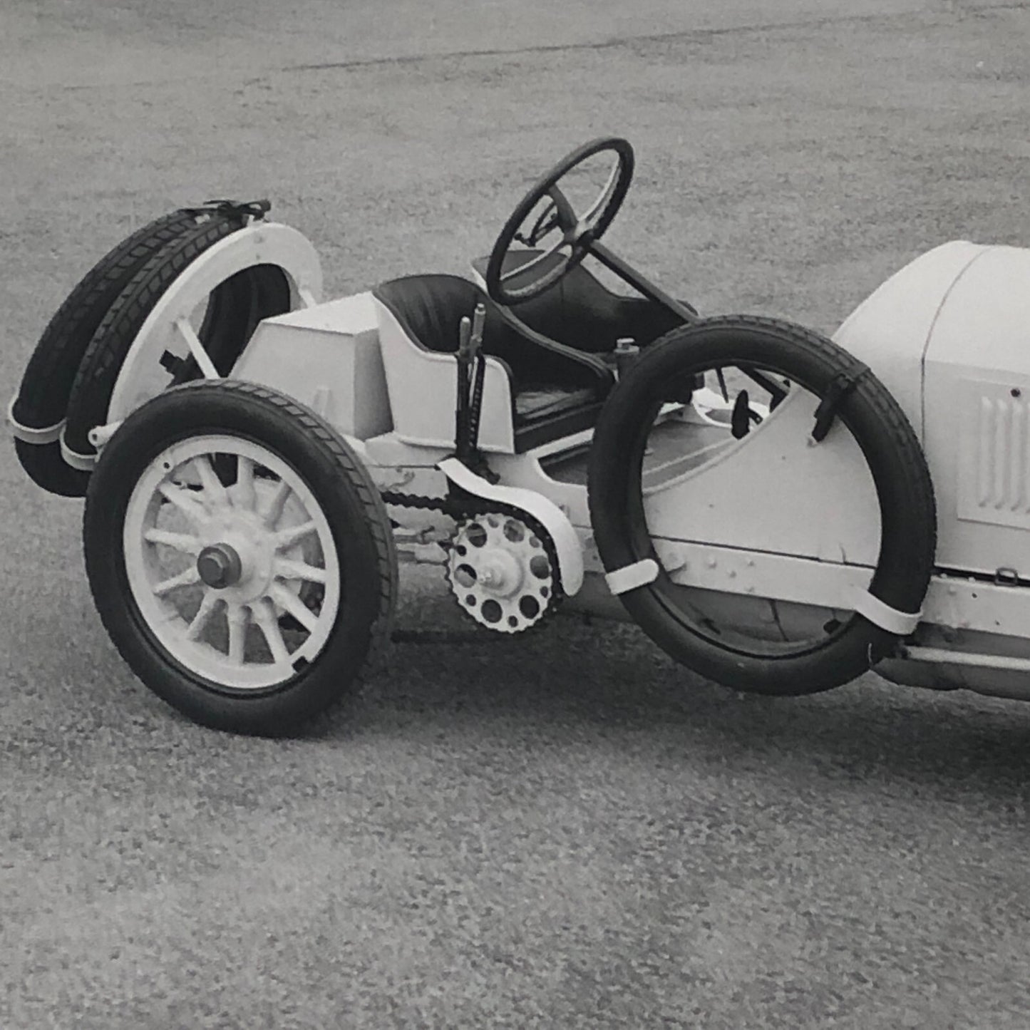 Vintage 1908 Mercedes Benz Grand Prix Racing Car Beaulieu Museum Photo 1987