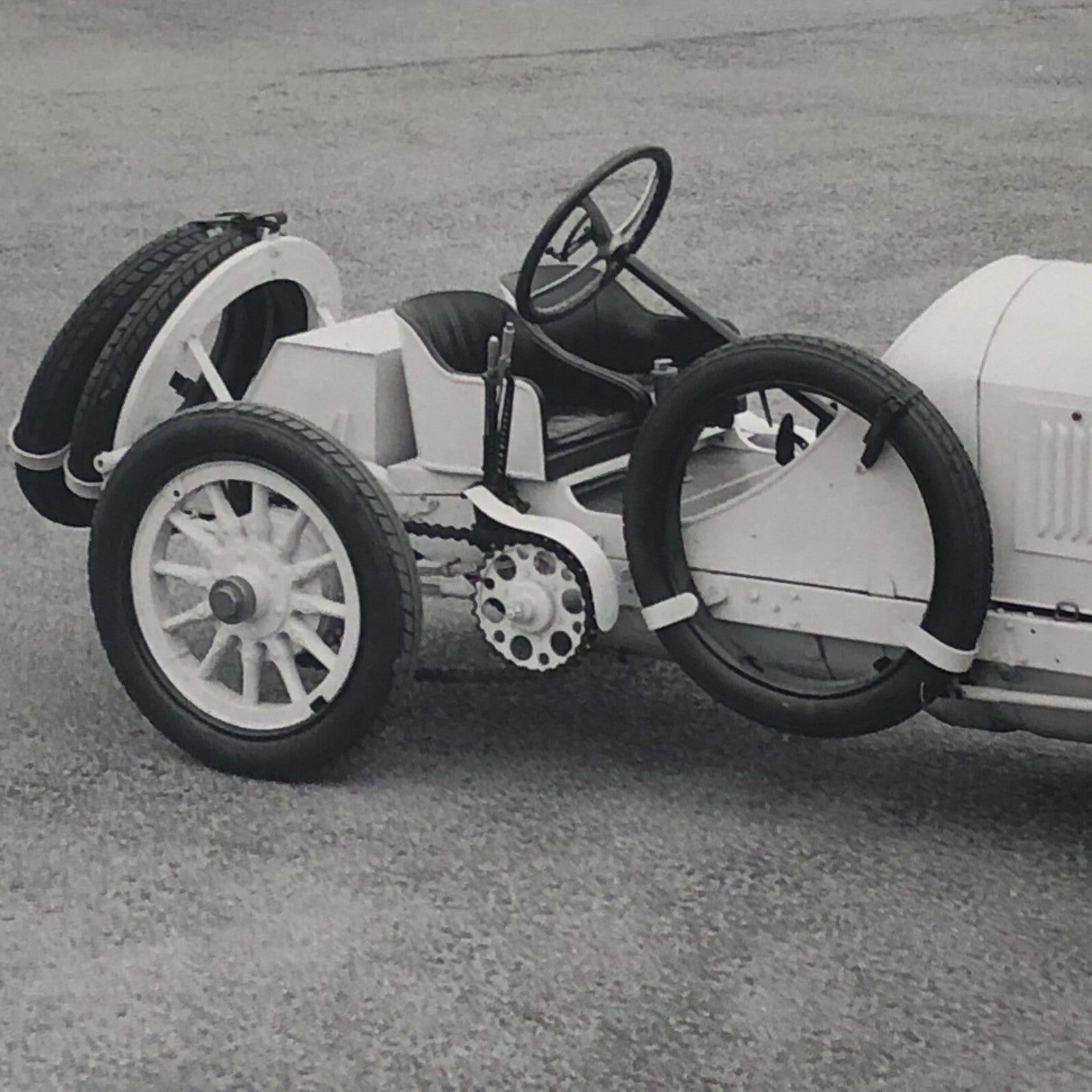 Vintage 1908 Mercedes Benz Grand Prix Racing Car Beaulieu Museum Photo 1987