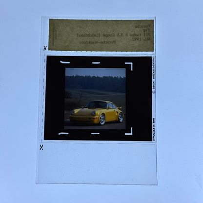 1992 Porsche 911 Turbo S 3.3 Coupe Leichtbau Film Photo Slide Transparency