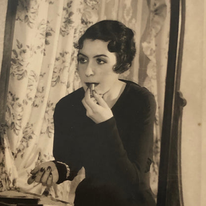 Press Photo Photograph Theater Actress Debutante 1934 Underwood & Underwood