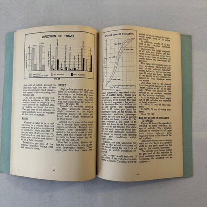 1939 South Carolina Facts about Traffic Accidents Car Automobile Report Book