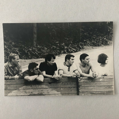 1966 Barcelona Formula III Car Racing Photo Photograph - Fans Watching Race 