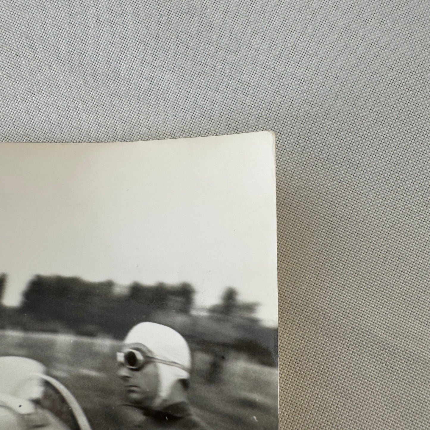 Juan Manuel Fangio Racing Driver in Car Press Photo Photograph Print