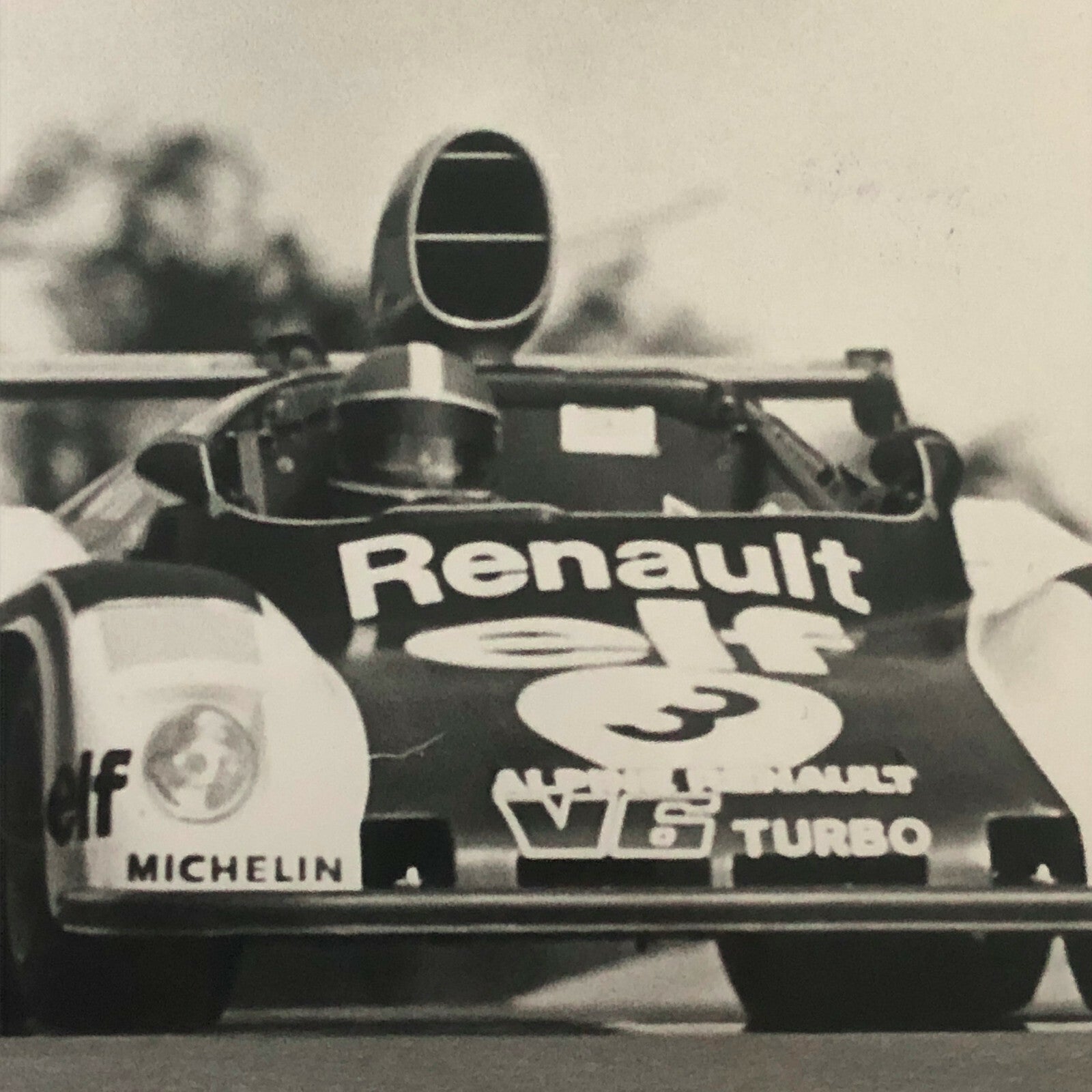 Vintage Racing Photo Photograph 1976 300KM Nurburgring Renault Alpine A442 Turbo