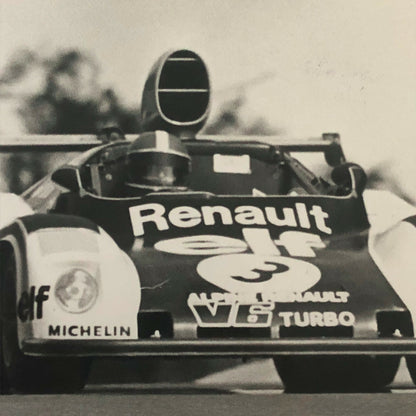 Vintage Racing Photo Photograph 1976 300KM Nurburgring Renault Alpine A442 Turbo