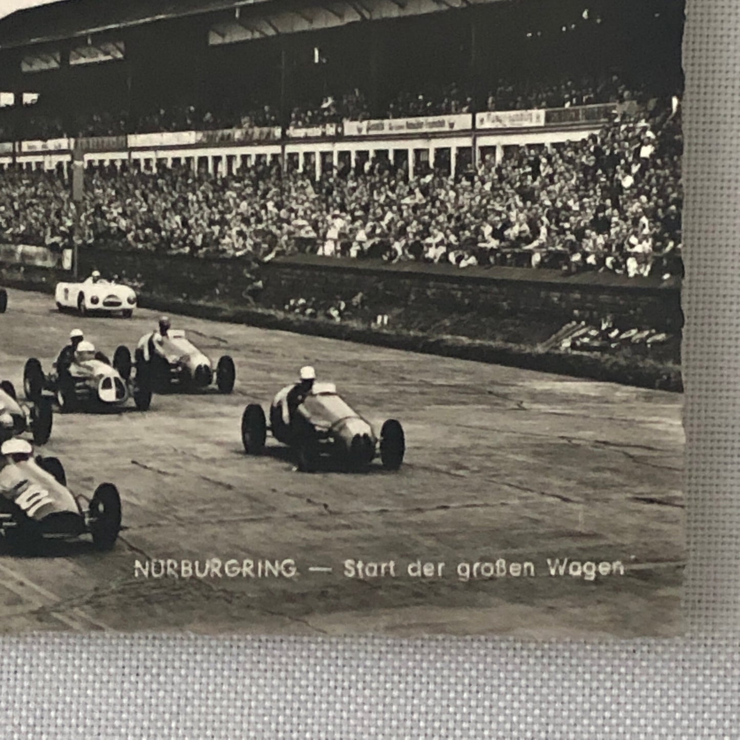Vintage Nurburgring Racing Photo Postcard Post Card
